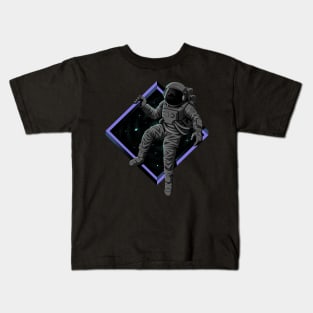 astronaut and dimension square door Kids T-Shirt